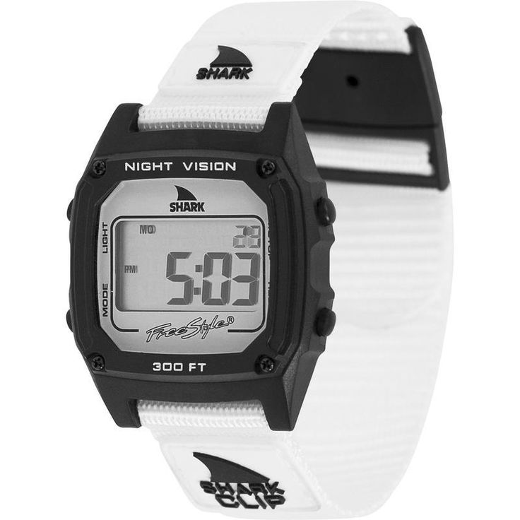 Freestyle Watch Shark Clip Monochrome | Shark watches, Freestyle